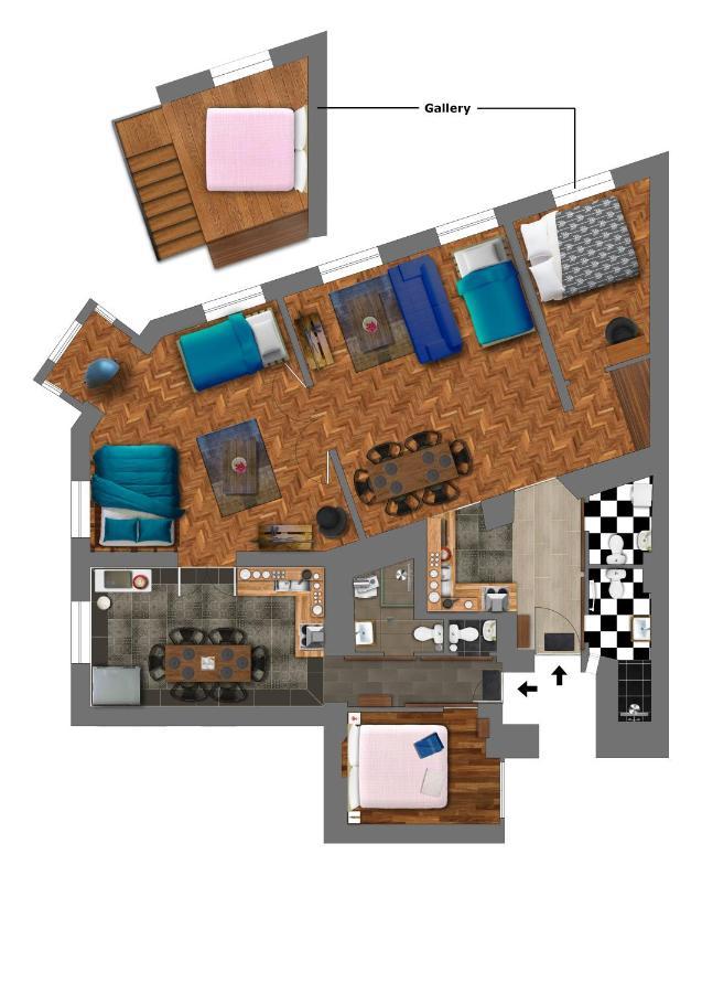 Walnuttree Loft Style Prestige Apartment Budapeste Exterior foto